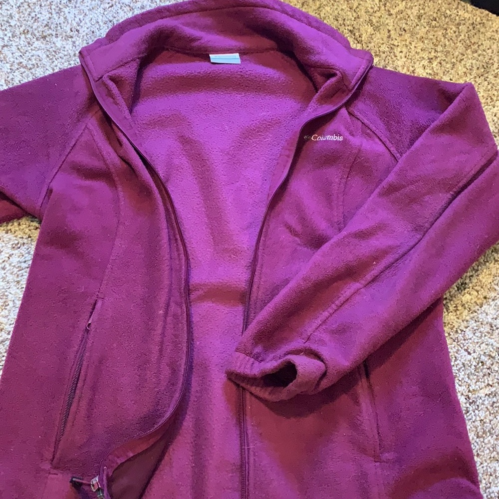 dark purple columbia used size m